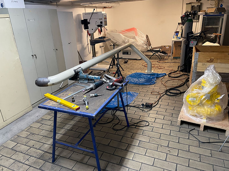 Gasdruckerhoehungsanlage nach Umbau